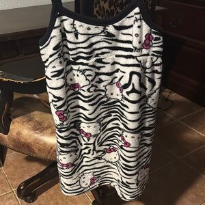 Sanrio hello kitty Black and White Zebra Print Sleepwear